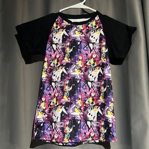 Boys or Girls Nightmare Before Christmas NBC raglan T-shirt size 8/9